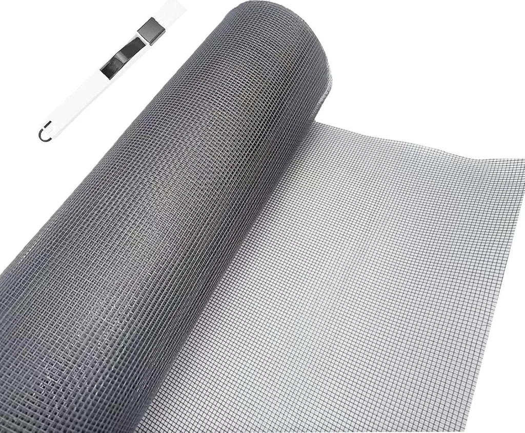 Moustiquaire de fenêtre 250x120cm en fibre de verre robuste anthracite