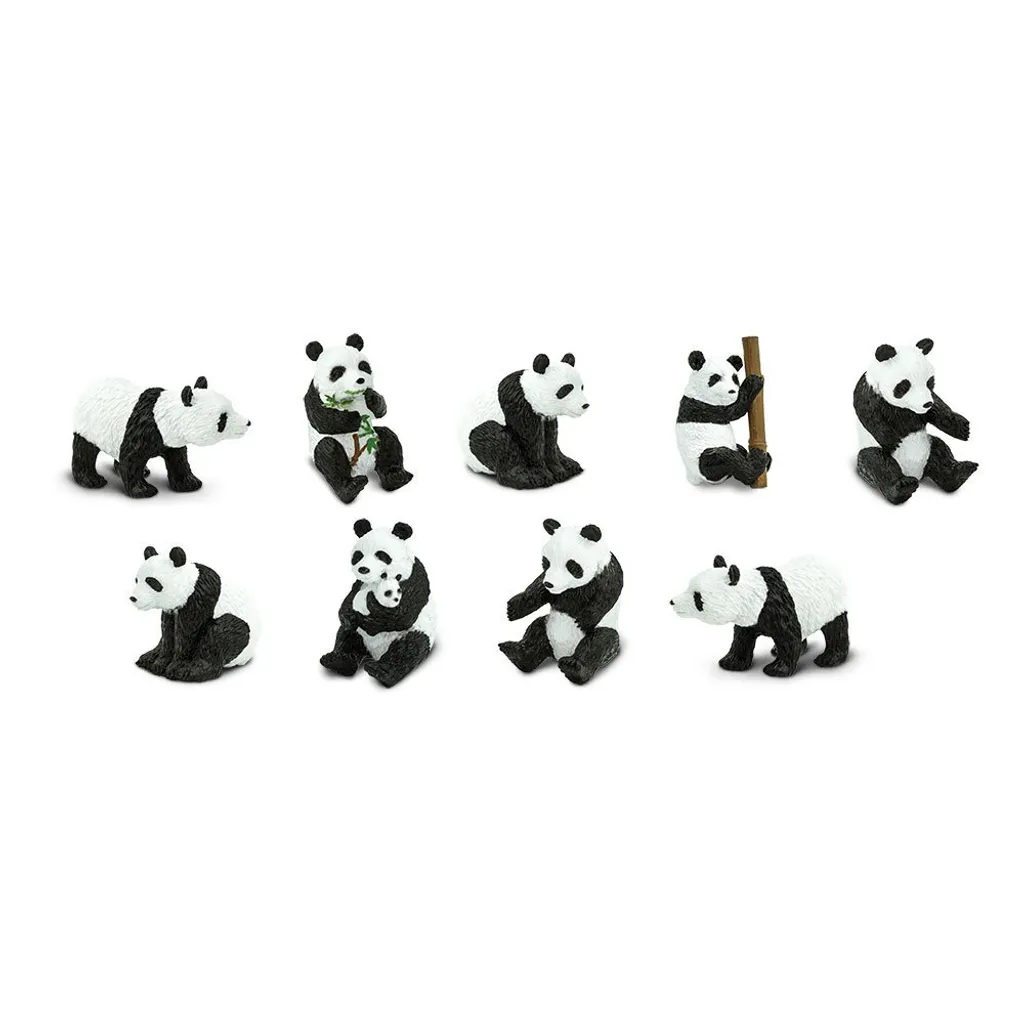 Set de Papeterie Panda Junior pour Enfant - Kit de Bureau Complet 9 pcs
