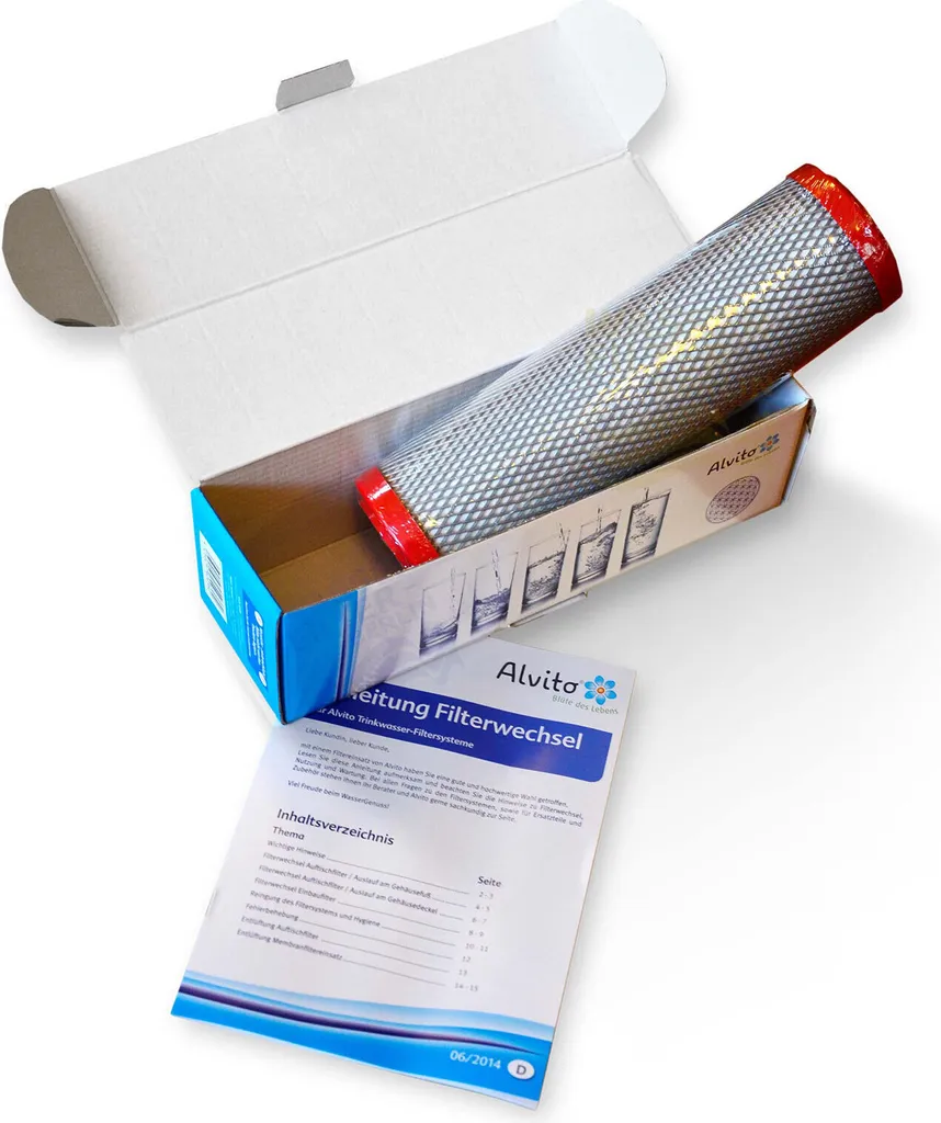 Filtre à eau Alvito ABF Duplex SD charbon actif et membrane 0,15 µm