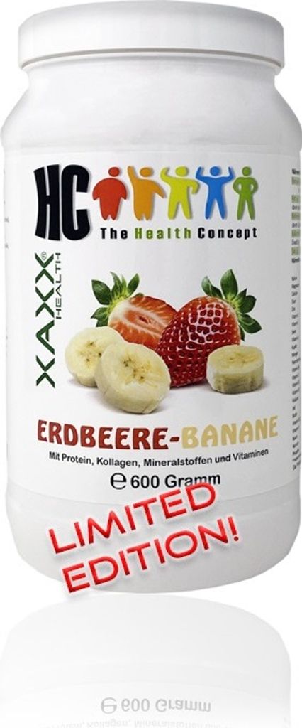 XAXX HC BODY CONTROL SHAKE ERDBEERE-BANANE 600g = 20 Produktbild 