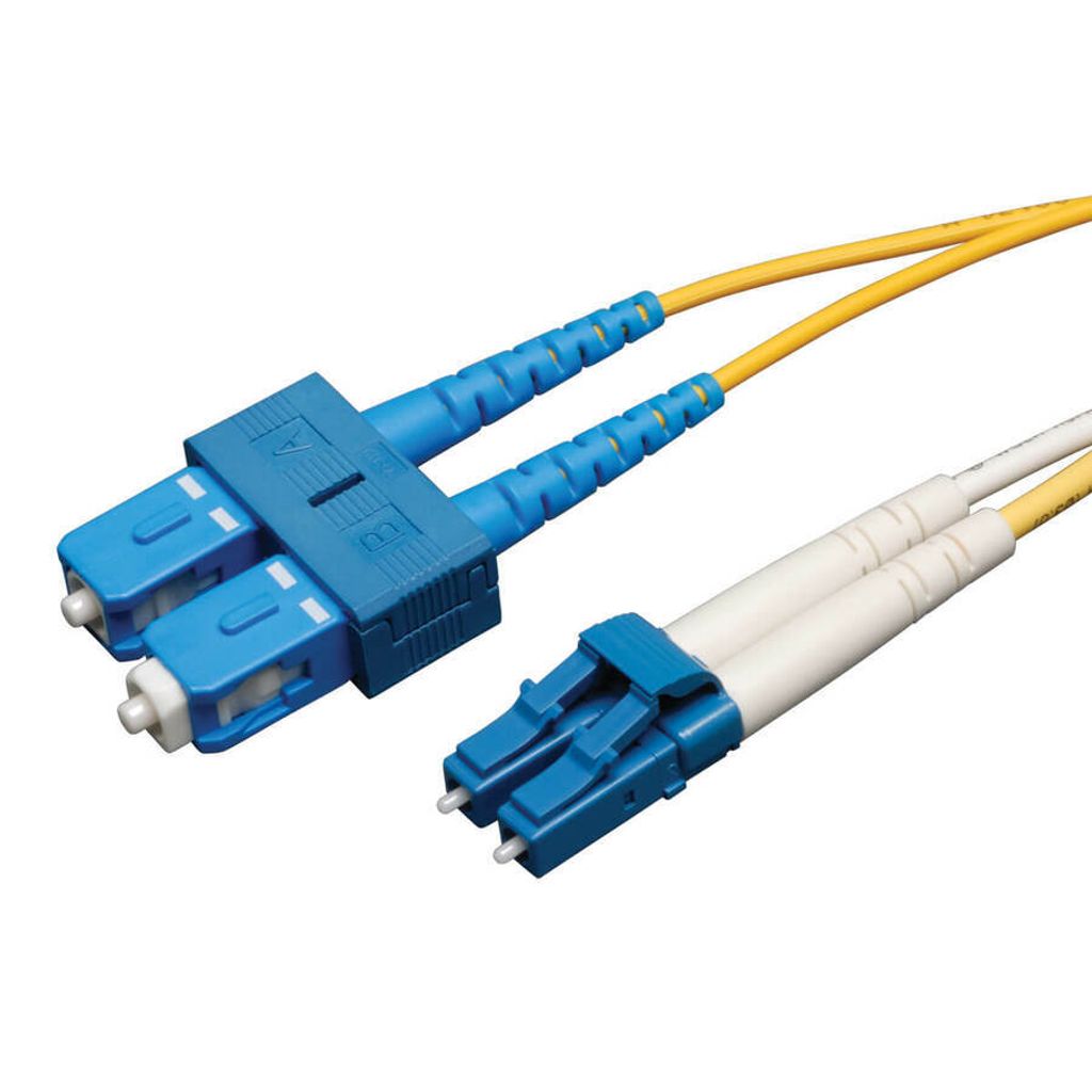 EATON TRIPPLITE Duplex Singlemode 9/125 Fiber Patch Cable LC/SC 10M 33ft.