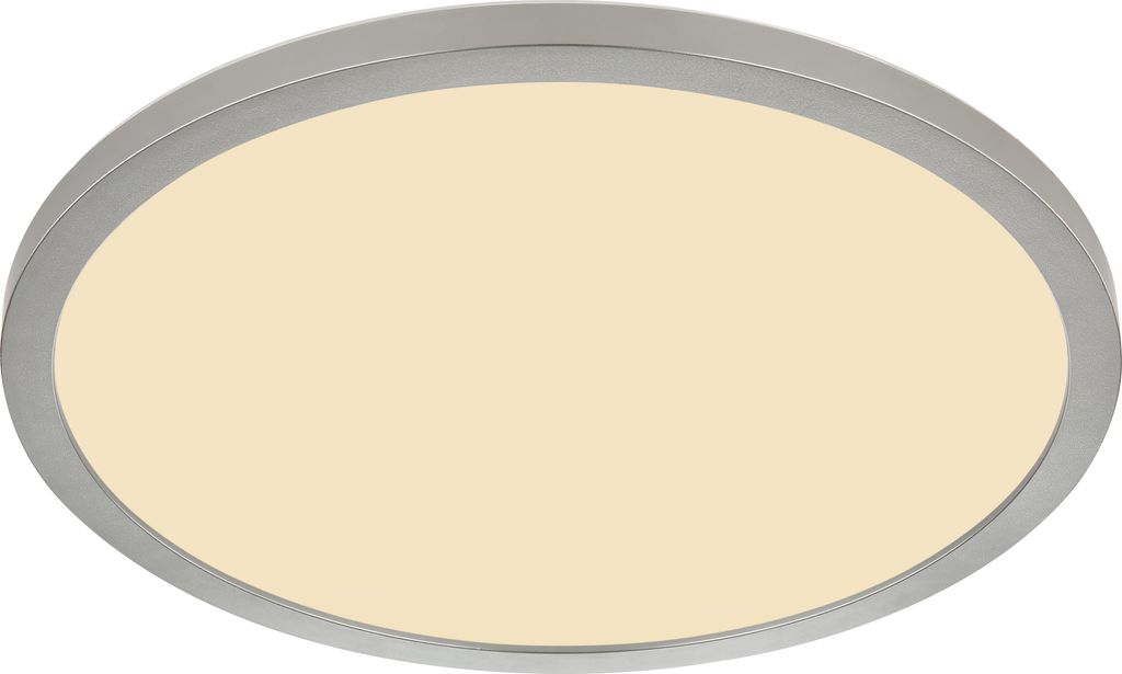 Globo Lighting plafoniera in plastica nichel opaco, LED Immagine del prodotto 