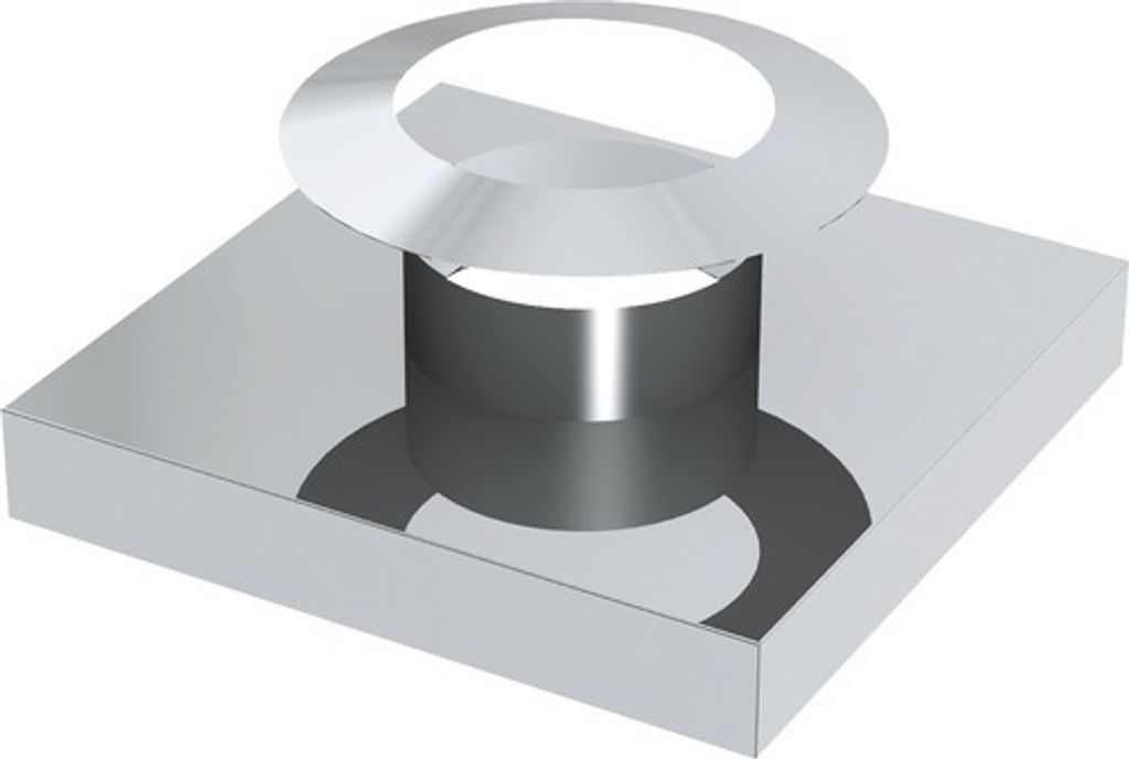 Furado F Kopfabdeckung zur bauseitigen Verkleidung mit Wetterkragen EW Ø150mm