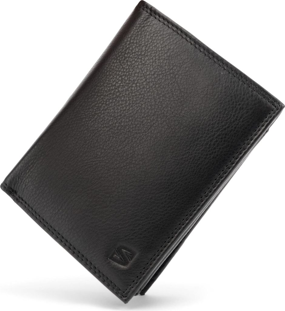 SERASAR | Porte-monnaie premium en cuir [manager] avec cuir Image du produit 