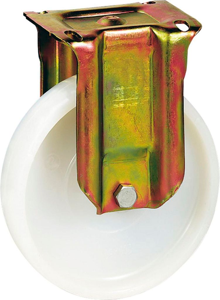 Bockrolle Polyamid-Rad ø 150 mm Schwerlastrolle Kunststoffrad Tragkraft 750 kg