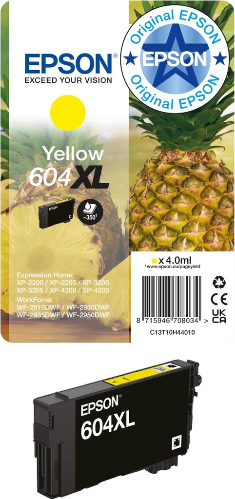 Epson 604XL Confezione singola - 4 ml - XL - Giallo - Immagine del prodotto 