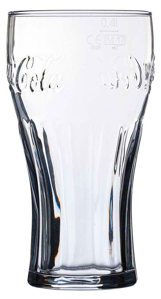 Coca-Cola Konturglas 46cl; 0,4l /-/ - 6 Stück Produktbild 