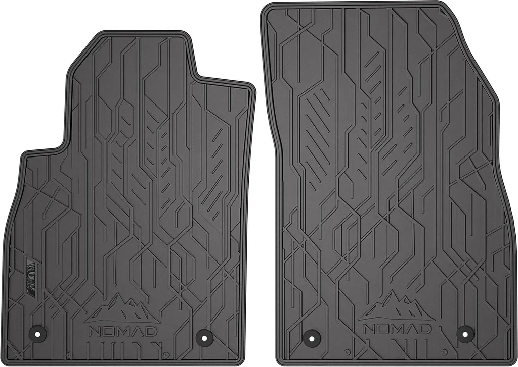 Offerta Tappetini Gomma Chevrolet Orlando 2010-2018 Neri 2 Pezzi