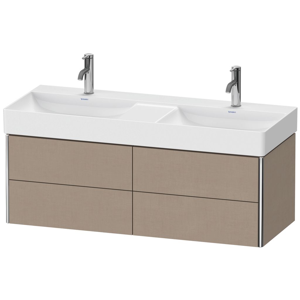 Duravit XSquare Waschtischunterbau wandhängend, 2 Schubkästen, 1184x397x460mm, XS416407575