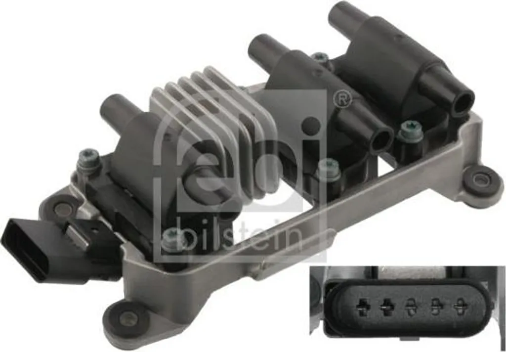 Bobina d'Accensione Febi 36177 Prestazioni OE Audi A4 A6 A8 078905104