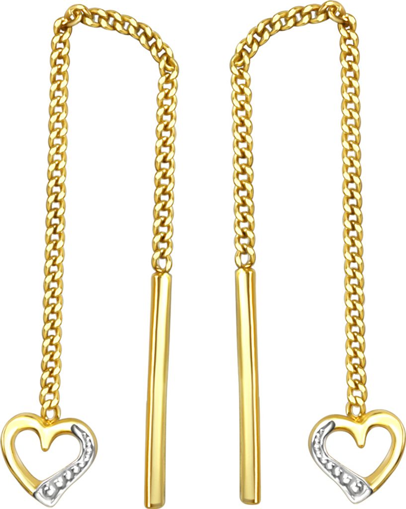 F Ohrhänger 333/- Gold 5,8cm gelb 371330559 Produktbild 