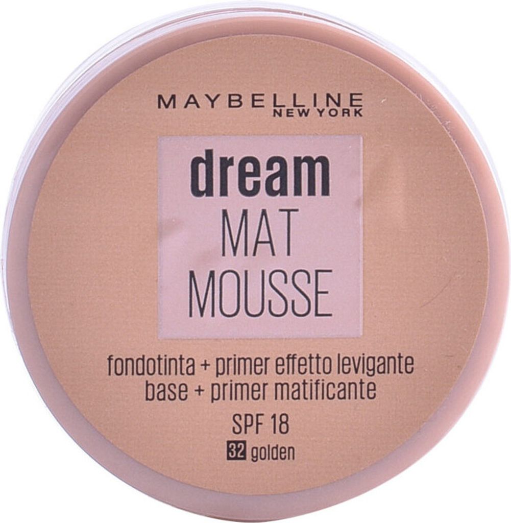 Maybelline New York - Dream Mat Mousse Foundation + Mattierende Grundierung - 32 Golden