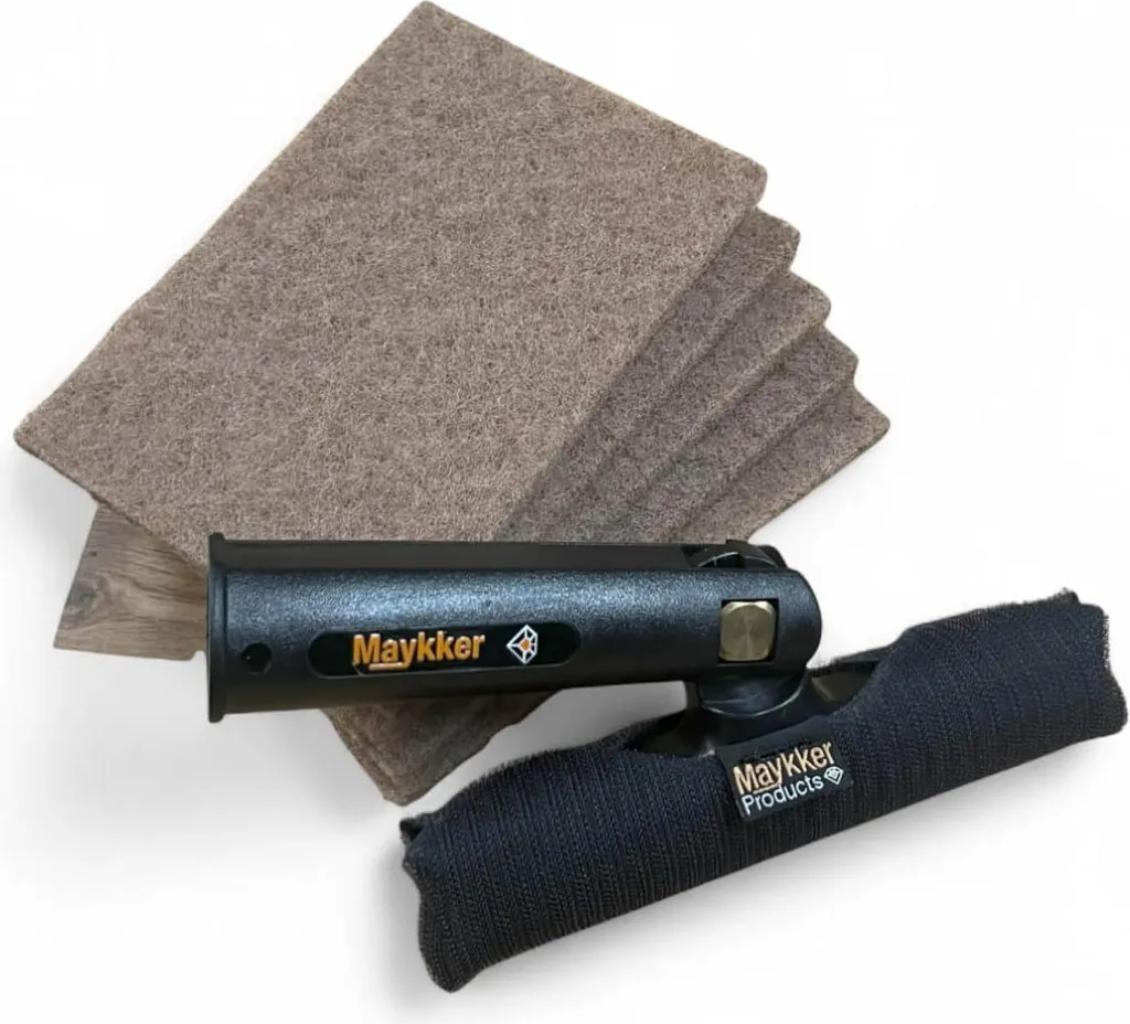 Nettoyage vitres étroites : Housse de lavage Maykker Noyer 15cm robuste