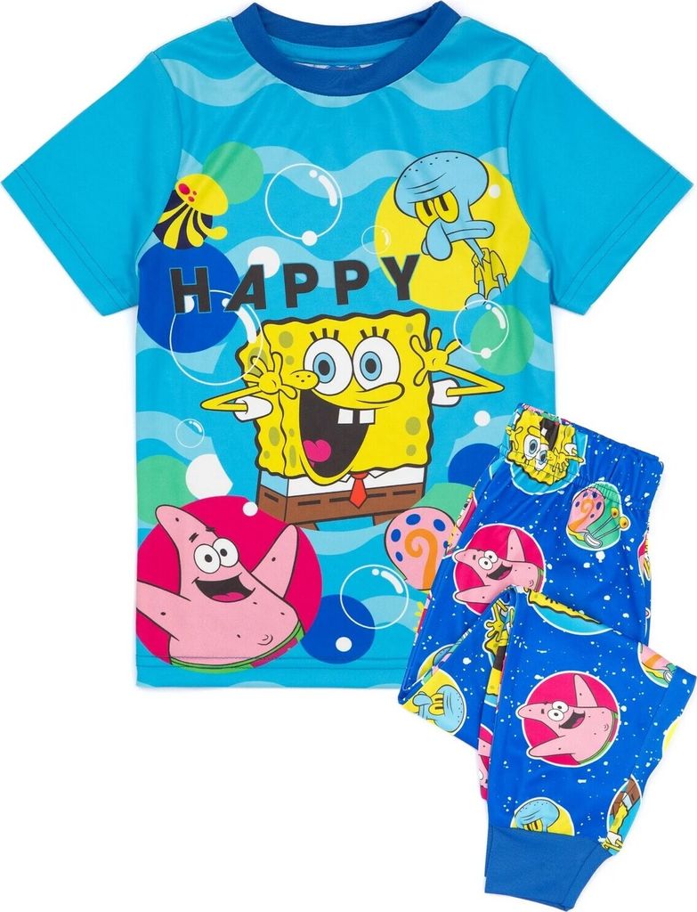 SpongeBob SquarePants - "Happy" Schlafanzug für Jungen Produktbild 1