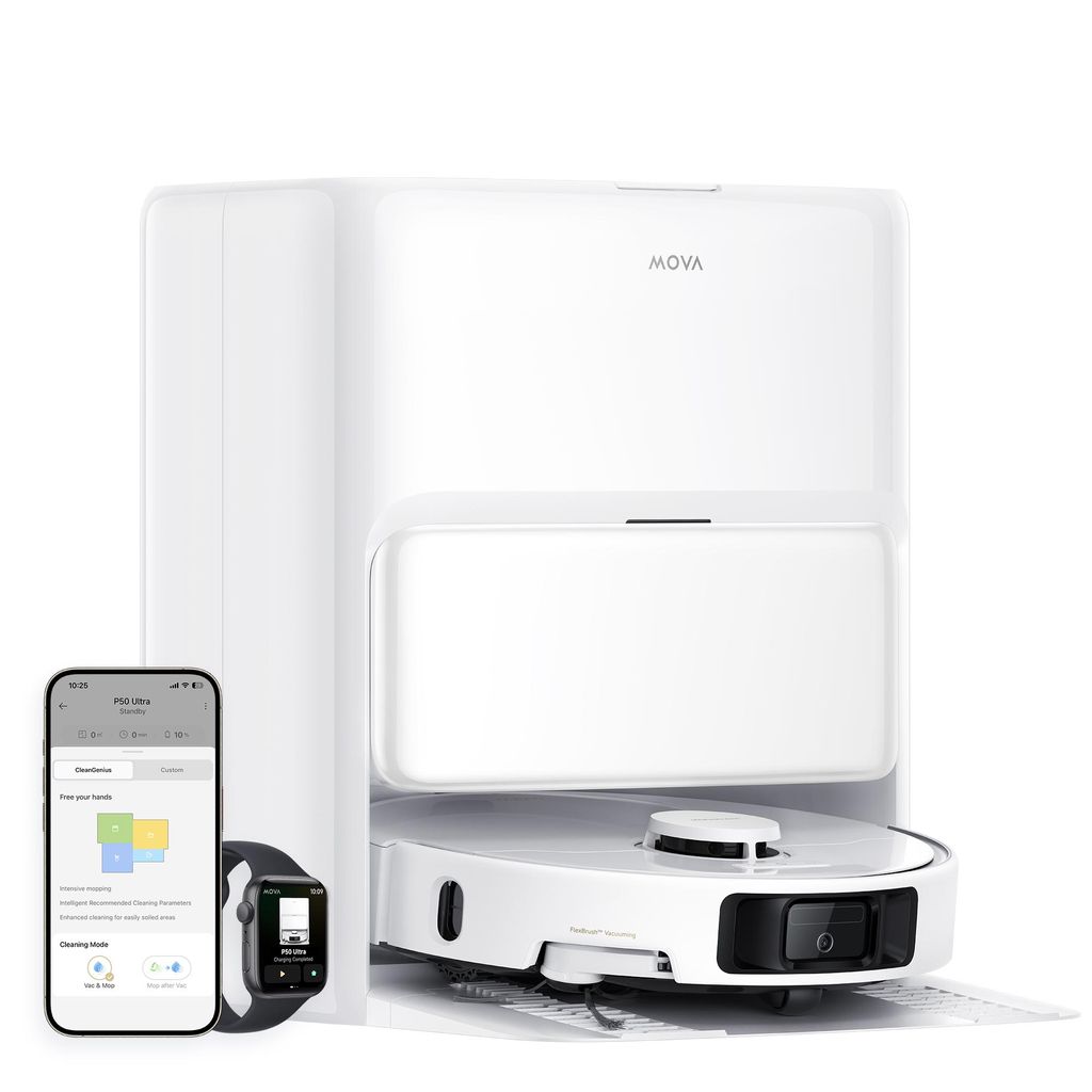 MOVA P50 Ultra Robot Aspirateur Laveur avec Serpillière Image du produit 
