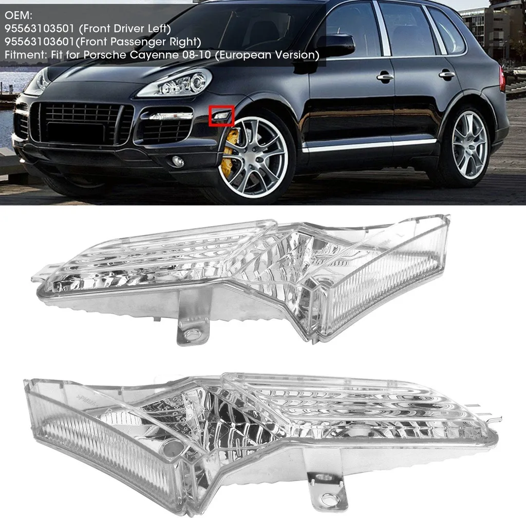 Caches Clignotants d'Aile 95563103501 pour Porsche Cayenne 2008-2010 - 13