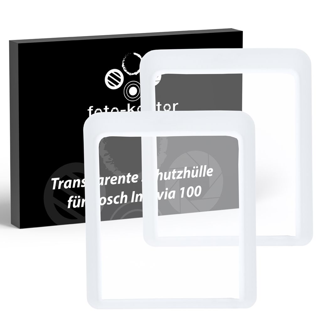 foto-kontor 2X Schutzhülle kompatibel mit Bosch Intuvia 100 (BHU3200) E-Bike Fahrrad Display TPU Hülle Cover Displayschutz Case Schutz gegen Wass...