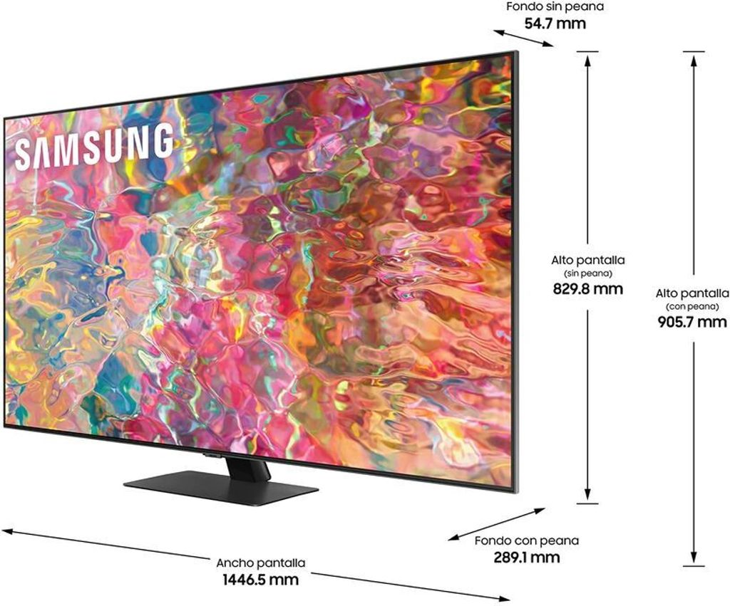 Samsung Q80B 65 Zoll QLED Smart TV 65Q80B (2022), HDR, Wlan, Triple-Tuner