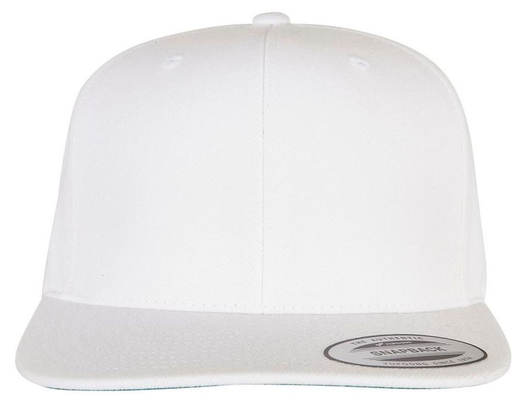 Yupoong - "Classic" Snapback Mütze FK1839 (Einheitsgröße) (Weiß)