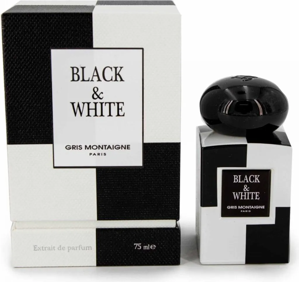 Parfum Montaigne Black & White 75ml - Extrait Intense Longue Durée Chic