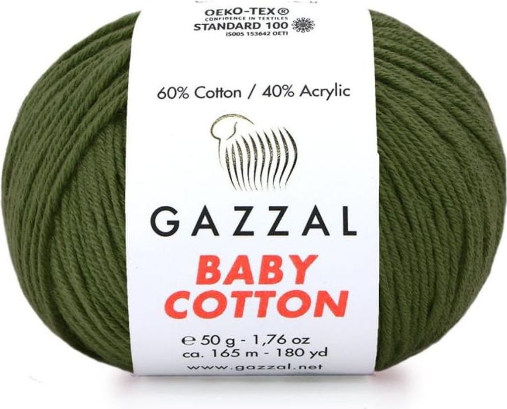 Gazzal Baby Baumwolle Kiefer, weiche hochwertige Produktbild 