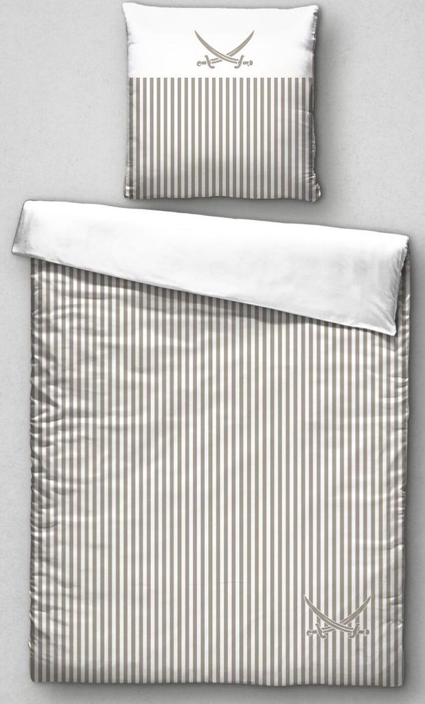 Bettwäsche SANSIBAR Satin BL 155x220 cm braun Bettbezug Produktbild 