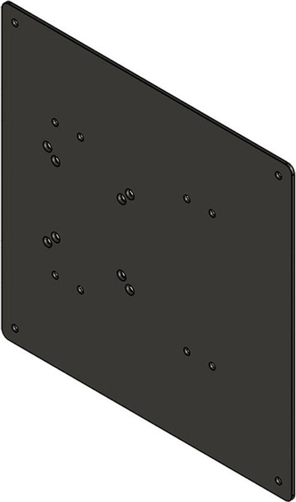 HAGOR Befestigungsadapter für Digital-Signage-Display - Schwarz - Bildschirmgröße: 124,5 cm bis 165,1 cm (65 Zoll) - 100 x 100, 200 x 200, 400 x...