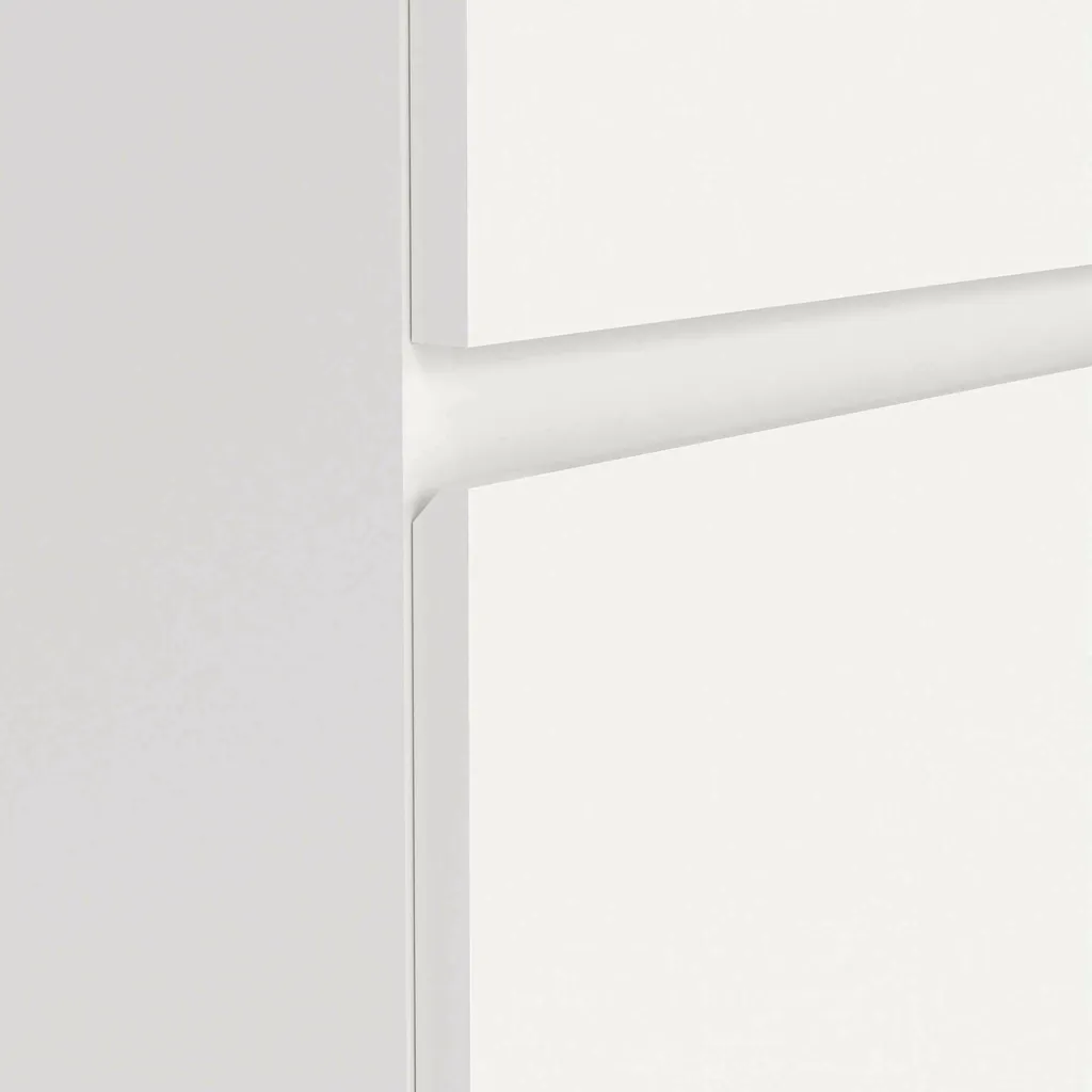 Commode NOVA Buffet Sideboard Blanc - Meuble de Rangement Design Épuré