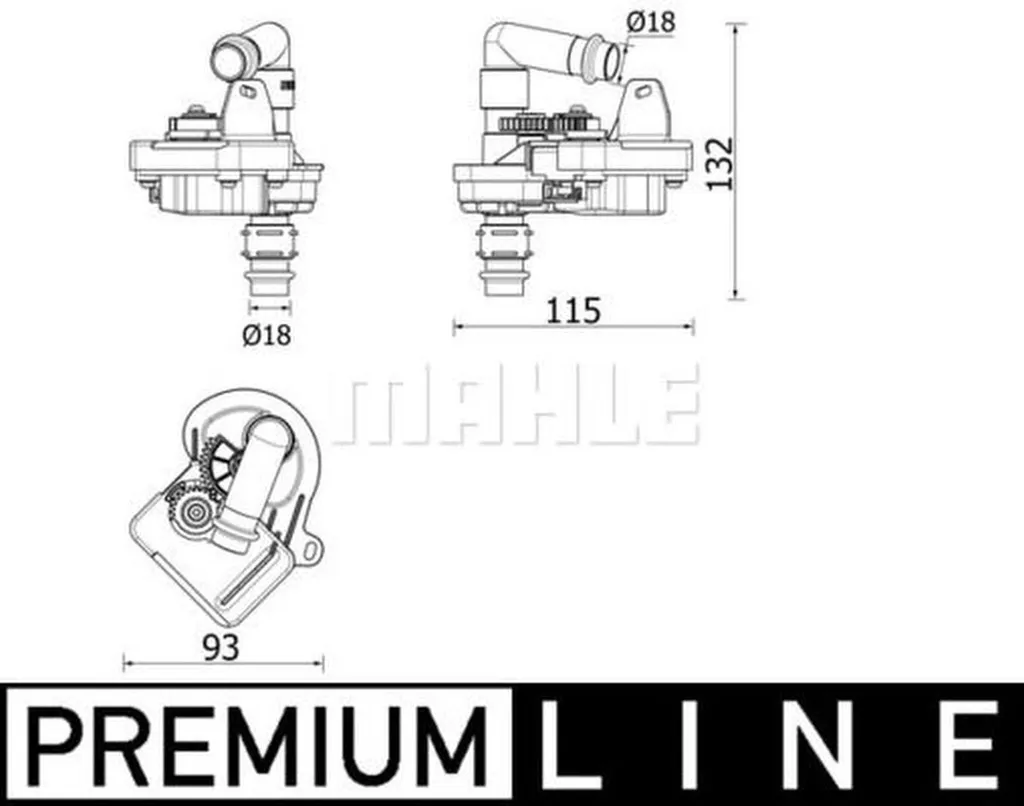 Valve de régulation clim MAHLE compatible VOLVO et RENAULT TRUCKS 24V