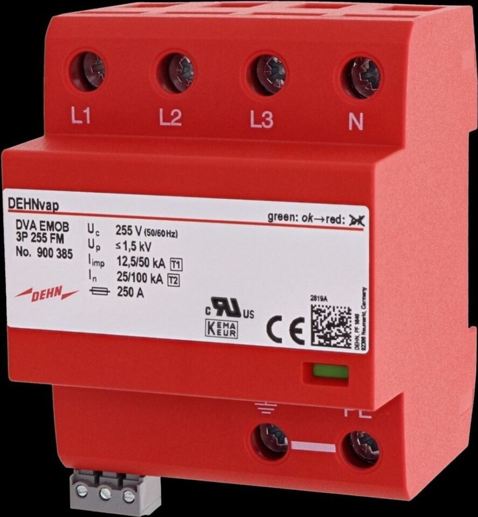 Dehn 900385 DVA EMOB 3P 255 FM Kombiableiter 230/400V 50/60Hz (900385)