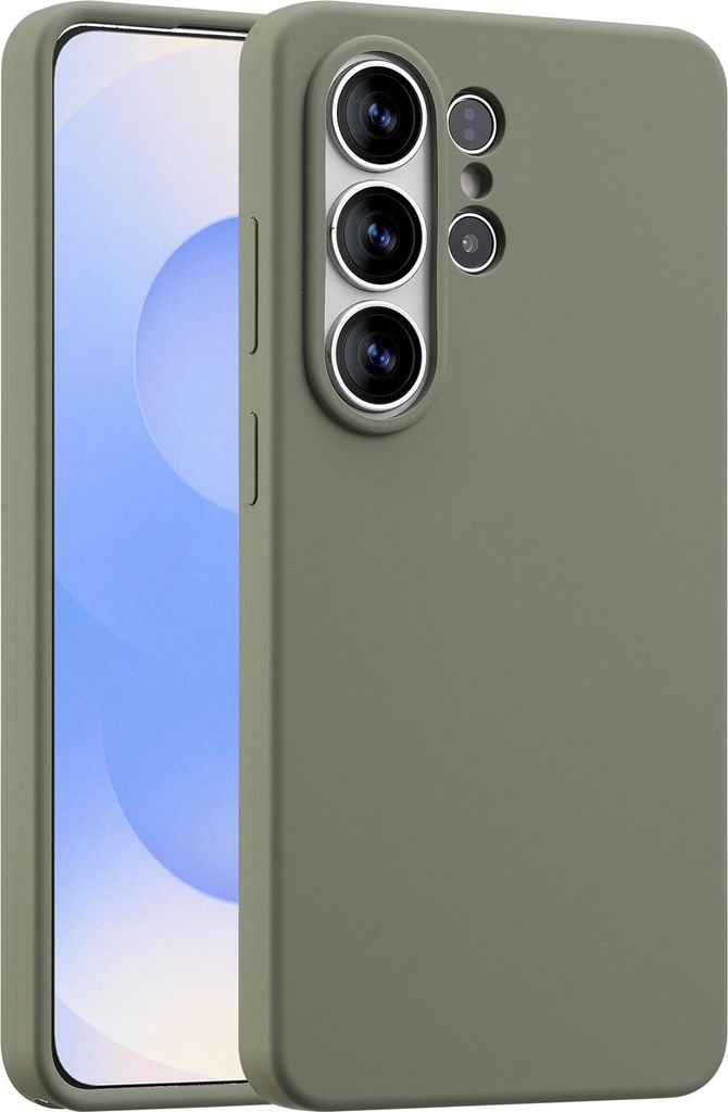 Accezz Liquid Silikoncase mit MagSafe Samsung Galaxy S26 Ultra - Cooper Green