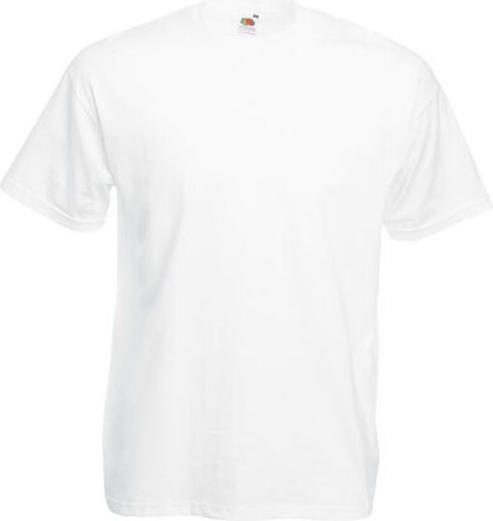 Fruit of the Loom - Valueweight T - White - XXL