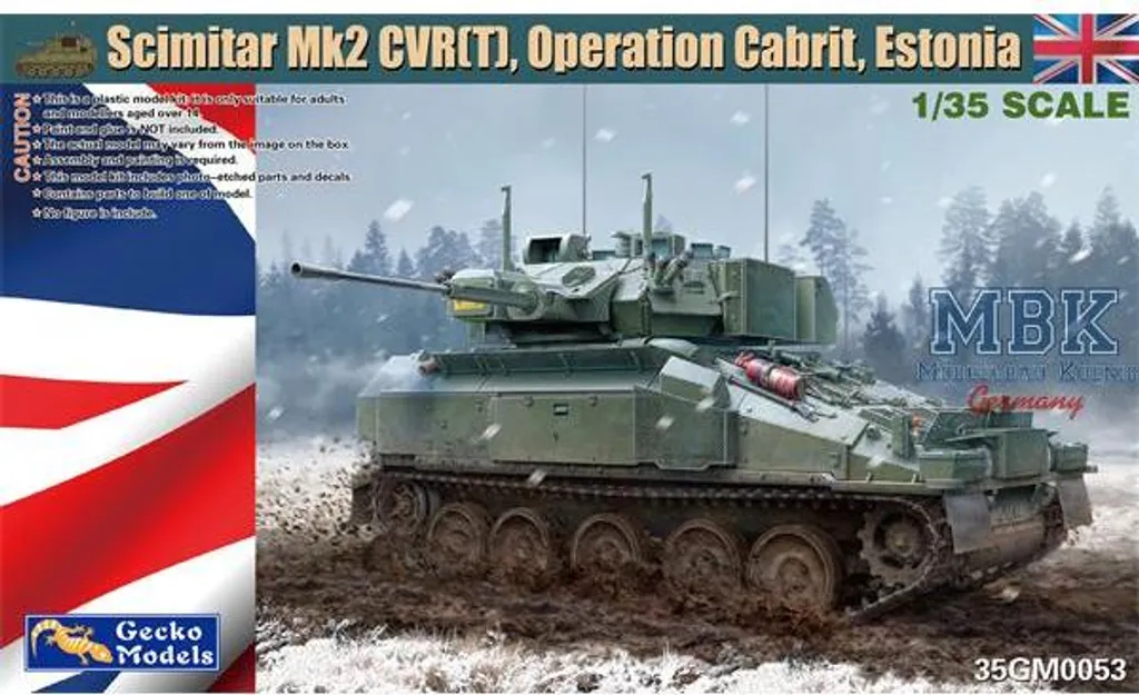 Créez votre Diorama Opération Cabrit avec le Scimitar Mk2 au 1/35