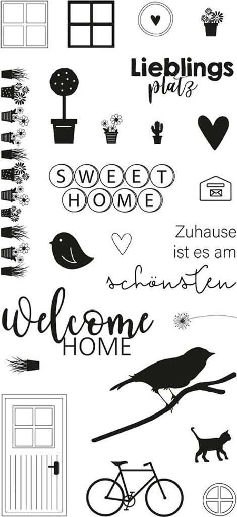 Rayher Hobby GmbH Clear-Stamp Welcome Sonstige Sonstige