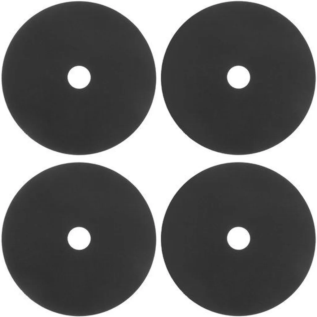 Kit de rénovation porte-brosse WC, 4 disques ronds anti-projections