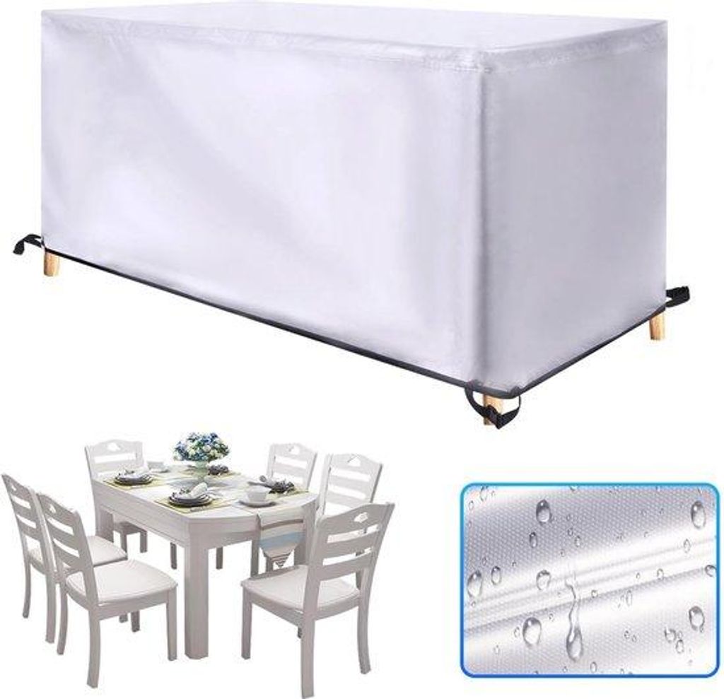 Wetterfeste Abdeckhaube für Gartengarnitur 130x80x90cm wasserdicht UV-beständig