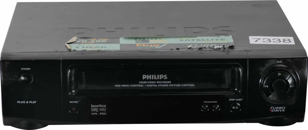 Magnétoscope VHS Philips VR200 pour Regarder vos Vieilles Cassettes