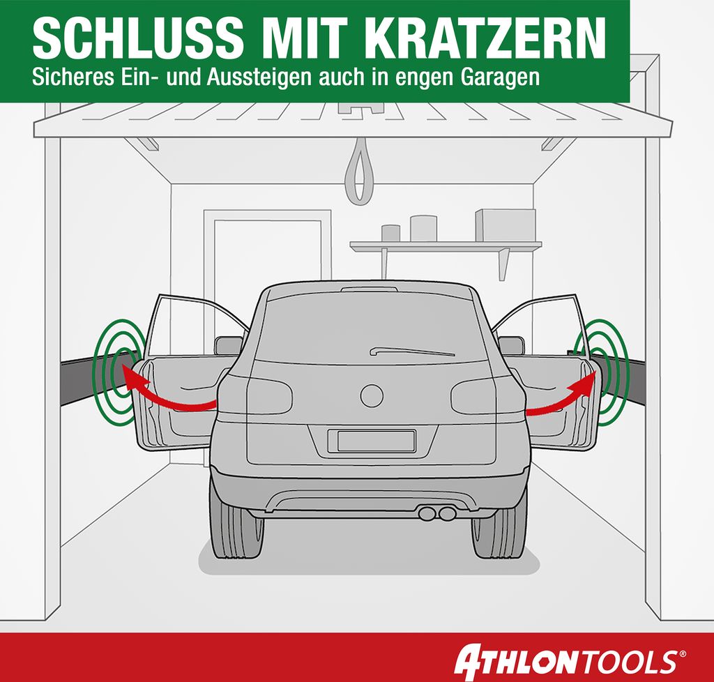 ATHLON TOOLS 2X FlexProtect Garagen-Wandschutz - je 2 m Produktbild 3
