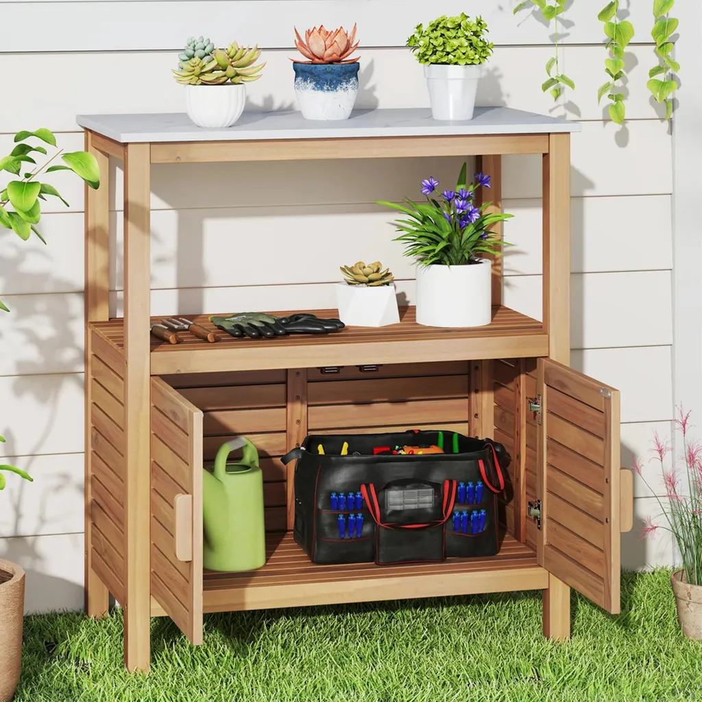 Buffet bois gain de place - Solution rangement pour petits espaces - 2