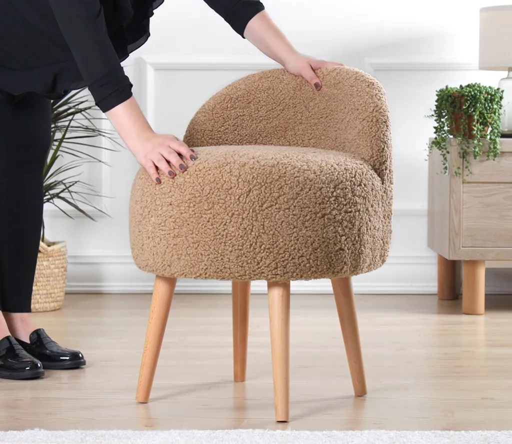 Pouf Rufmee Café Gain de Place - Siège d'Appoint Hanah Home Polyester - 4