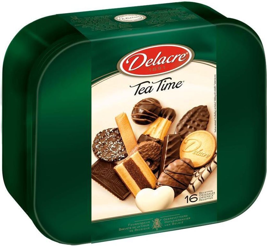 DelacreTea Time herbatniki puszka 1000g Zdjęcie produktu 
