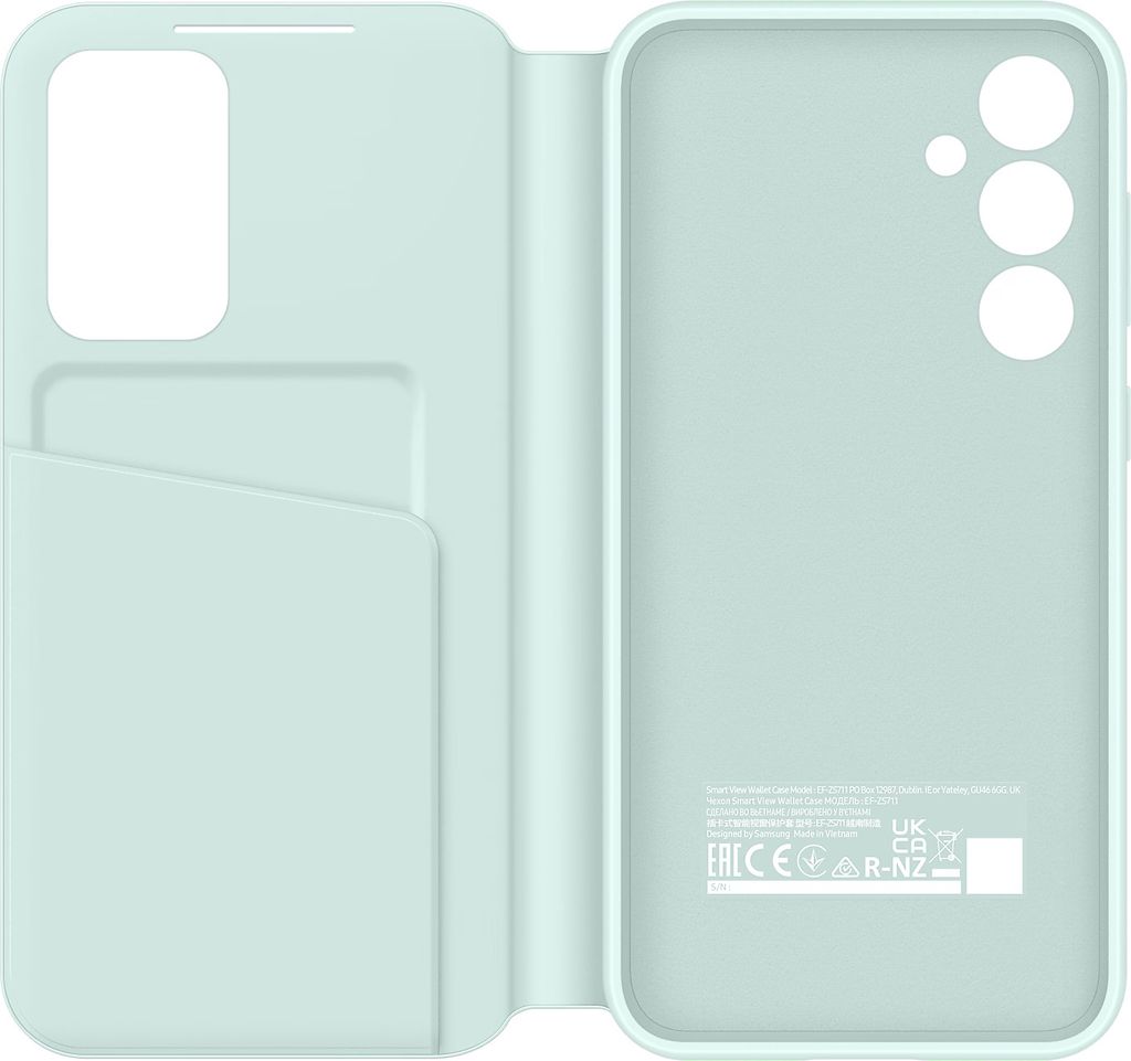 Galaxy S23 FE Smart View Wallet Case Mint Handyhülle Produktbild 3