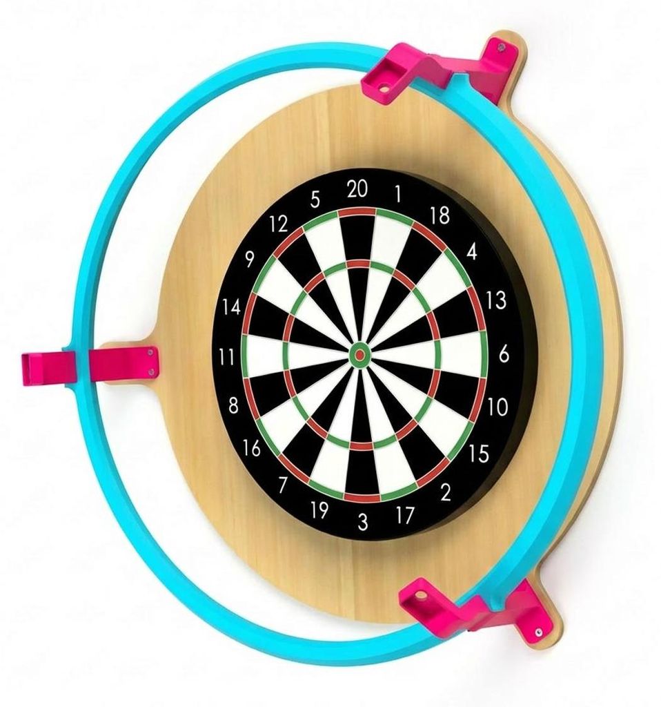 Autodarts Komplettset Steeldart Autoscoring LED Ring & 3x OV9732 Kamera Tracking Neon Cyber