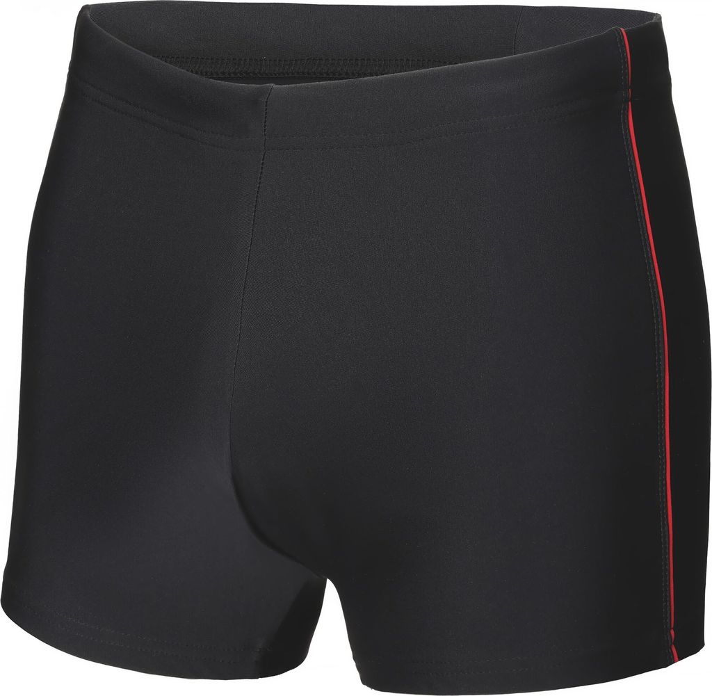 Ladeheid Herren Badehose Badeshorts Beachshorts Schwimmhose LA40-168 (173-Schwarz/Rot, XL)