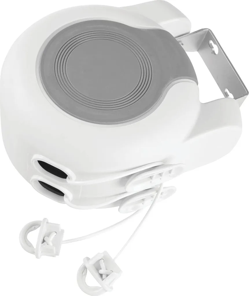 Étendoir à linge mural rétractable double fil extensible pour balcon