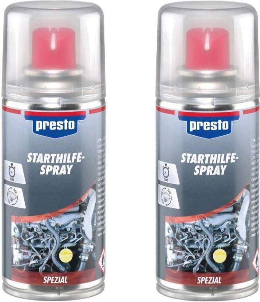 Presto Starthilfe-Spray 2x 150 ml. Produktbild 