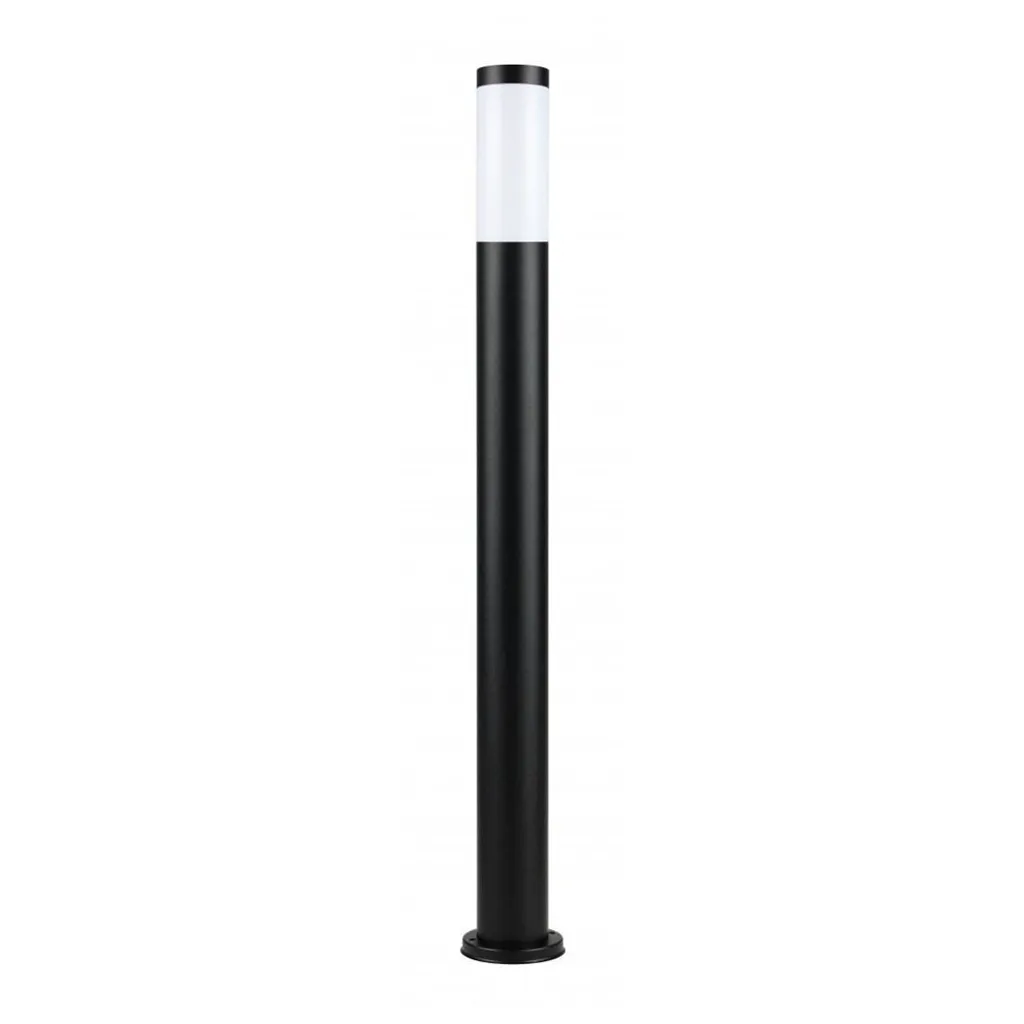Éclairage d'allée de jardin 110 cm noir potelet extérieur E27 IP44