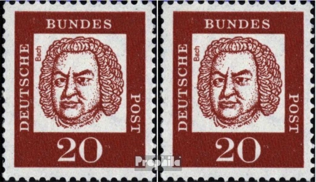 Briefmarken BRD (BR.Deutschland) 1961 Mi 352x,352y FDC Bedeutende Deutsche