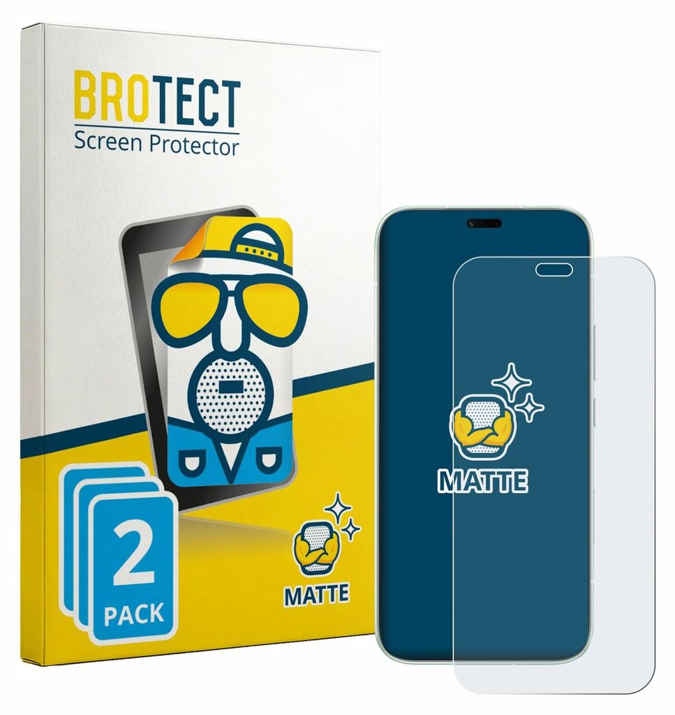2x BROTECT Schutzfolie für Honor 600e Displayschutz Displayschutzfolie Folie Matt Entspiegelungsfolie