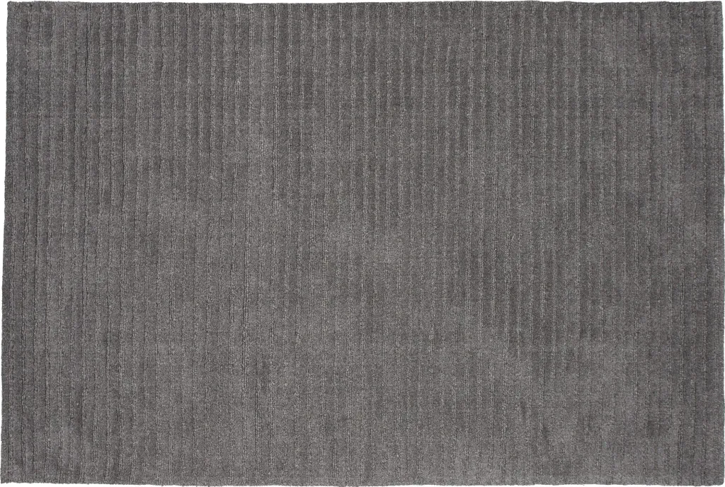 Milton Tapis 230x162cm Gris Foncé - Grand Tapis de Salon Design Moderne